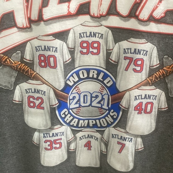 Atlanta Braves 2021 championship tee for size M/L - Picture 3 of 3